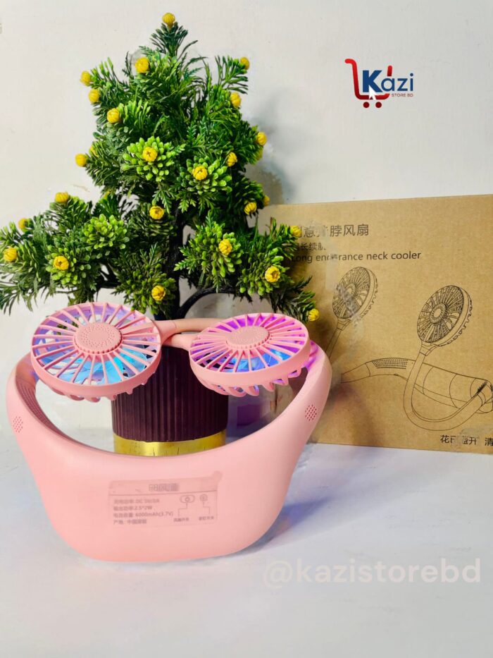 Premium quality Hanging Neck Fan ( 6000mh Battery) - Image 3