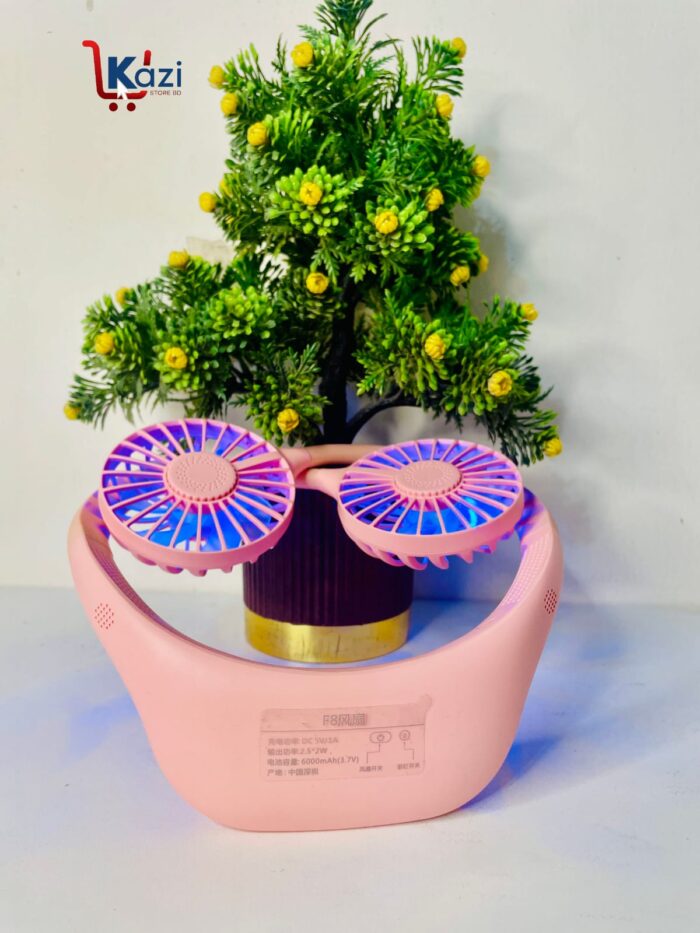 Premium quality Hanging Neck Fan ( 6000mh Battery) - Image 2