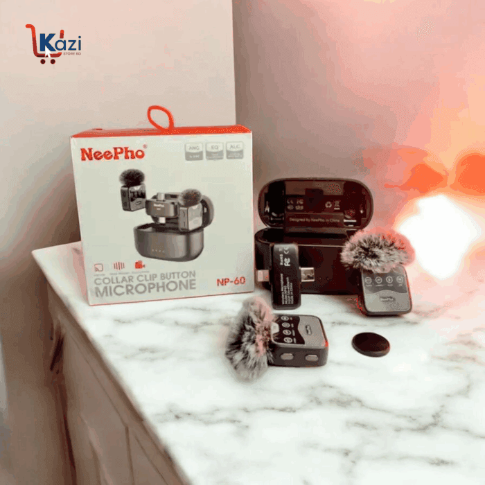 Neepho NP-60 Wireless Microphone For Type-C& iPhone - Image 5