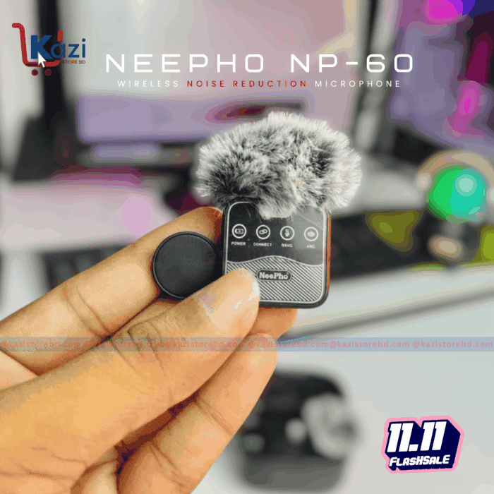 Neepho NP-60 Wireless Microphone For Type-C& iPhone - Image 2