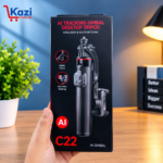 C22 Handheld Gimbal 360° AI Face Tracking Shoot Stabilizer Tripod with Multifunction Remote