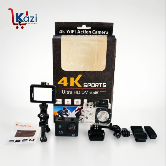 4K SPORTS ULTRA HD 30M Waterproof Action Camera - Image 2