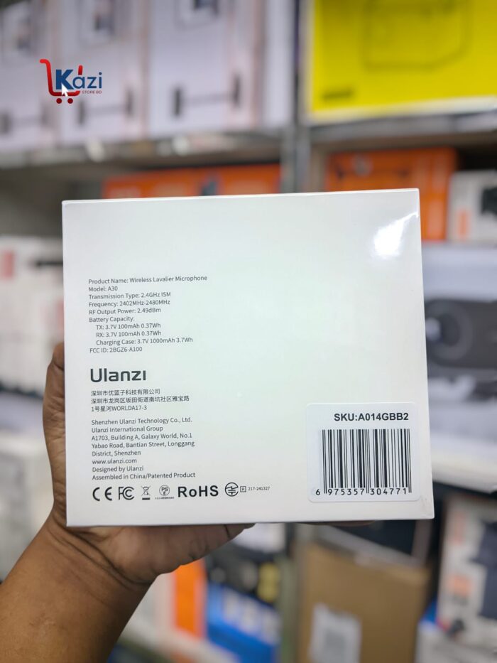 Ulanzi A30 Wireless Lavalier Tiny Microphone - Image 3
