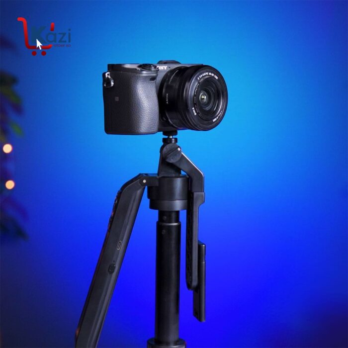 C12 Auto Face Tracking Tripod 360 for Android, iPhone & Camera (5.8ft) - Image 2