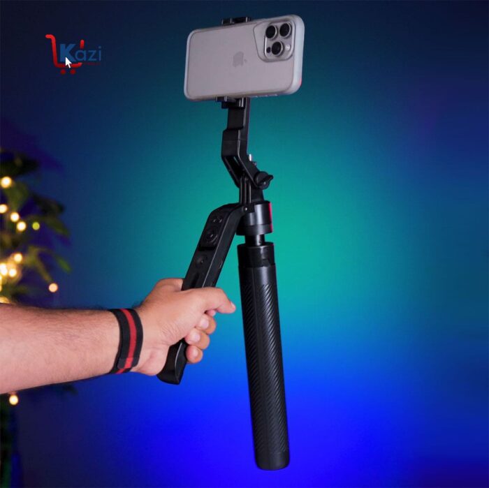 C12 Auto Face Tracking Tripod 360 for Android, iPhone & Camera (5.8ft) - Image 4