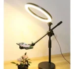 Phone Tripod Mount with 10 inch LED Ring Light Lamp - Image 2