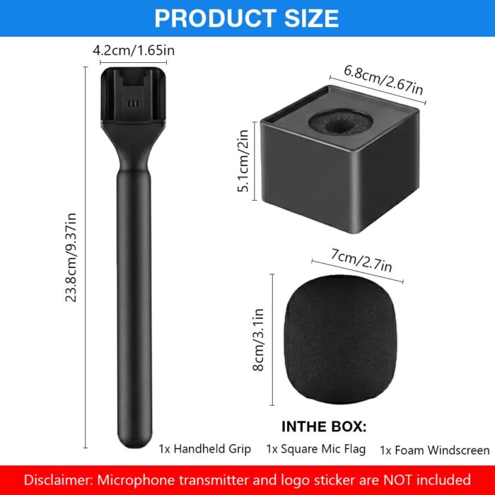 Interview Wireless Microphone Handheld Holder Stick for the Hosting Events - Image 4