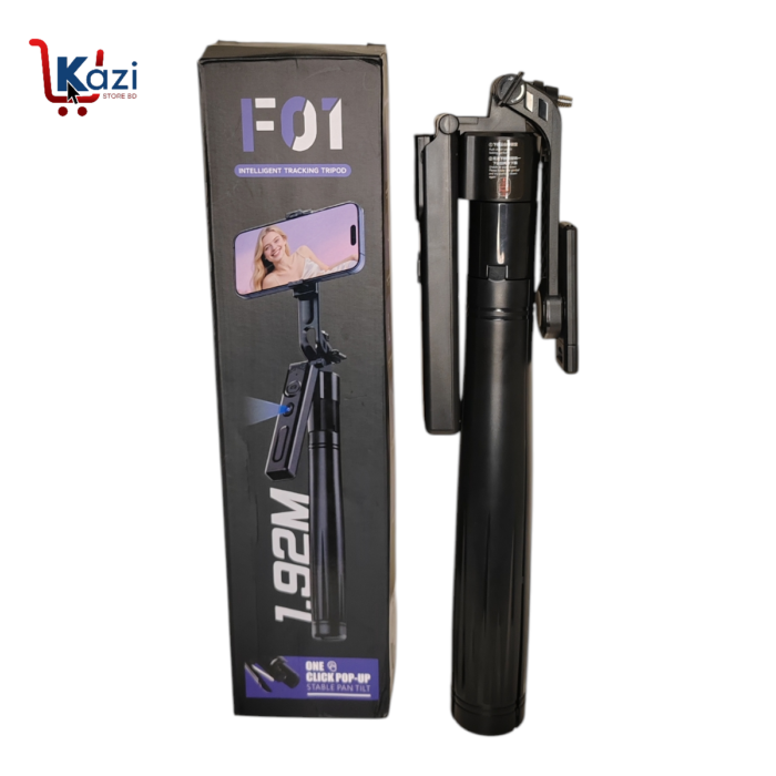 F01 AI Face Tracking Selfie Stick & Tripod Stand ( 6.2ft) - Image 5