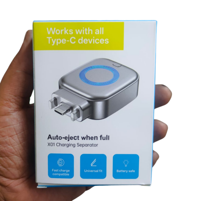 Smart Auto Charging Separator Auto-Eject Adapter For -Type-C - Image 3